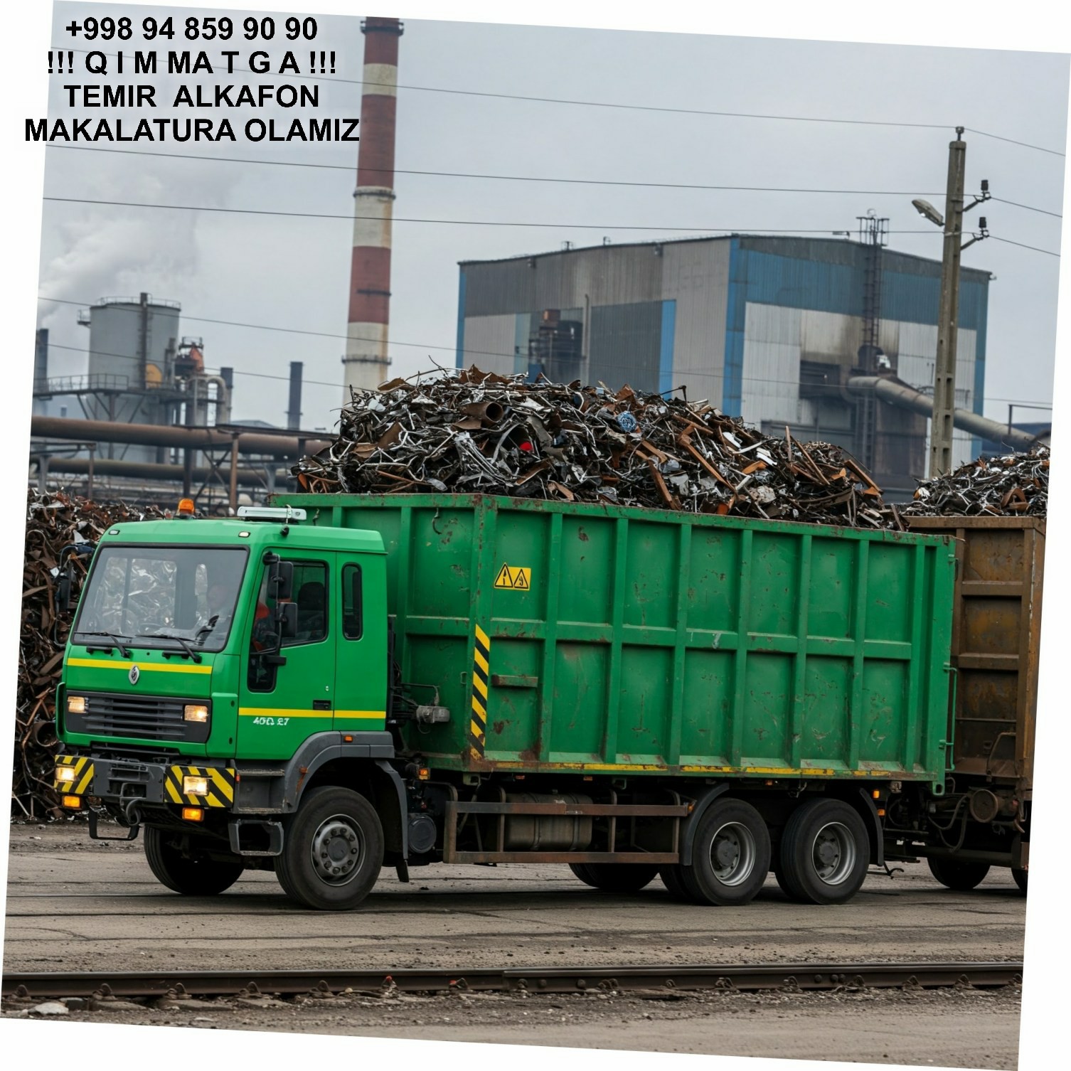 Metallolom qabul qilish Qibray